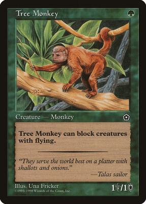 Tree Monkey card from Portal Second Age