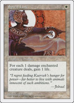 Spirit Link card from Fifth Edition