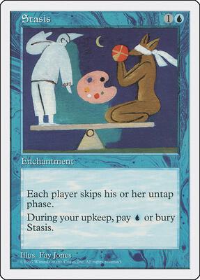 Stasis card from Fifth Edition
