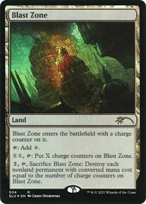Blast Zone card from Secret Lair Series