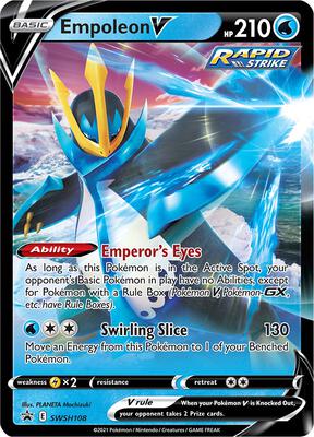 Empoleon V - SWSH108 card from SWSH: Sword & Shield Promo Cards