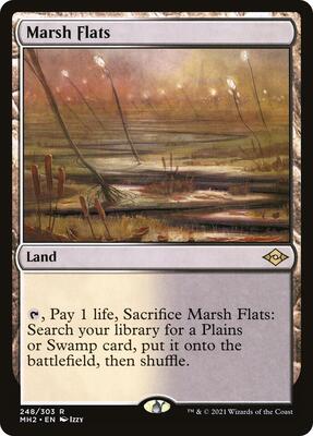 Marsh Flats card from Modern Horizons 2
