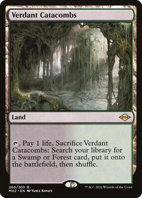 Verdant Catacombs card from Modern Horizons 2