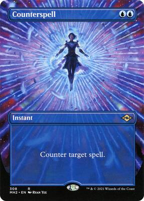 Counterspell (Borderless) card from Modern Horizons 2