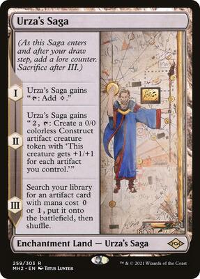 Urza's Saga card from Modern Horizons 2