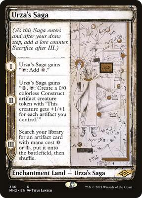 Urza's Saga (Showcase) card from Modern Horizons 2