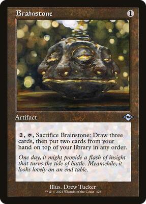 Brainstone (Retro Frame) card from Modern Horizons 2
