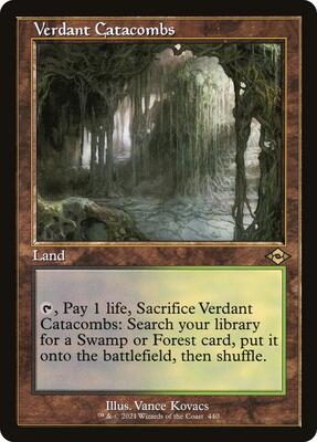 Verdant Catacombs (Retro Frame) card from Modern Horizons 2