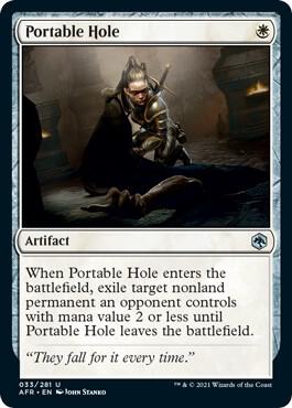 Portable Hole card from Adventures in the Forgotten Realms