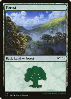 Forest (573) card from Secret Lair Drop Series
