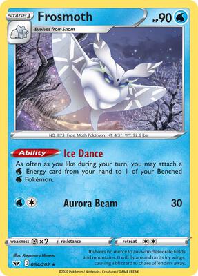 Frosmoth - 064/202 (Non-Holo) card from Deck Exclusives