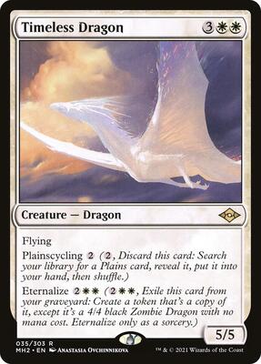 Timeless Dragon card from Modern Horizons 2