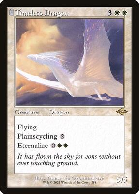 Timeless Dragon (Retro Frame) card from Modern Horizons 2