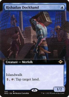 Rishadan Dockhand (Extended Art) card from Modern Horizons 2