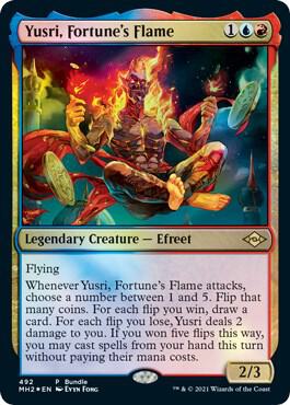 Yusri, Fortune's Flame (MH2 Bundle) card from Unique and Miscellaneous Promos
