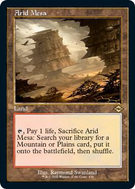 Arid Mesa (Retro Frame) (Foil Etched) card from Modern Horizons 2