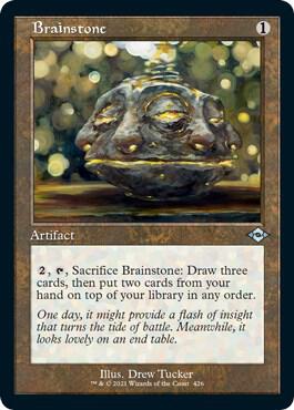 Brainstone (Retro Frame) (Foil Etched) card from Modern Horizons 2