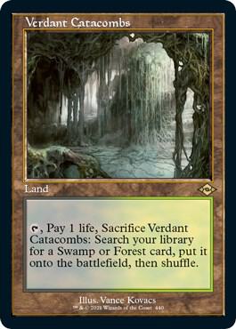 Verdant Catacombs (Retro Frame) (Foil Etched) card from Modern Horizons 2