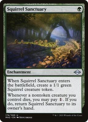 Squirrel Sanctuary card from Modern Horizons 2