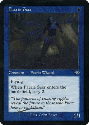 Faerie Seer (Retro Frame) (Foil Etched) card from Modern Horizons