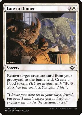 Late to Dinner card from Modern Horizons 2