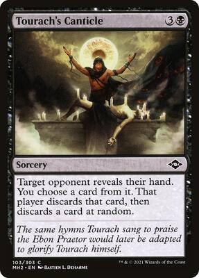 Tourach's Canticle card from Modern Horizons 2