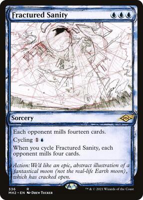 Fractured Sanity (Showcase) card from Modern Horizons 2