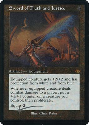 Sword of Truth and Justice (Retro Frame) (Foil Etched) card from Modern Horizons