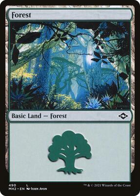 Forest (490) card from Modern Horizons 2