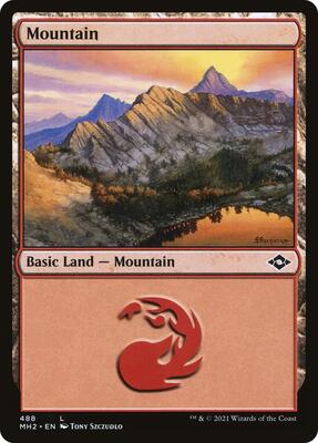 Mountain (488) card from Modern Horizons 2