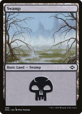 Swamp (486) card from Modern Horizons 2