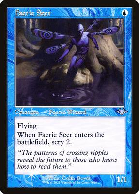 Faerie Seer (Retro Frame) card from Modern Horizons