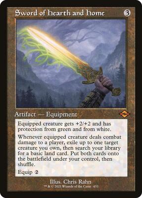 Sword of Hearth and Home (Retro Frame) card from Modern Horizons 2