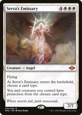 Serra's Emissary card from Modern Horizons 2