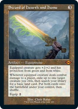 Sword of Hearth and Home (Retro Frame) (Foil Etched) card from Modern Horizons 2
