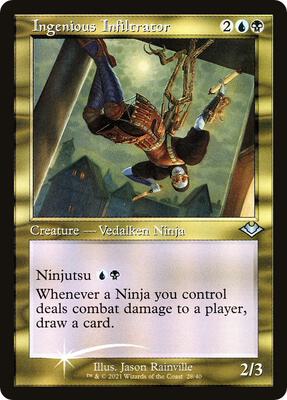 Ingenious Infiltrator (Retro Frame) card from Modern Horizons