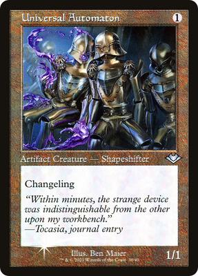 Universal Automaton (Retro Frame) card from Modern Horizons