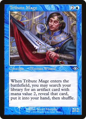 Tribute Mage (Retro Frame) card from Modern Horizons