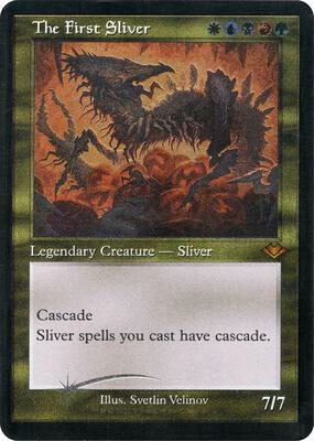 The First Sliver (Retro Frame) (Foil Etched) card from Modern Horizons