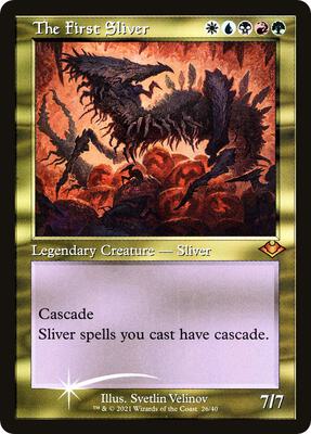 The First Sliver (Retro Frame) card from Modern Horizons