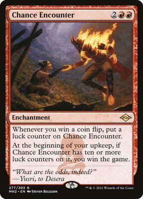 Chance Encounter card from Modern Horizons 2