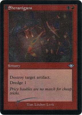 Shenanigans (Retro Frame) (Foil Etched) card from Modern Horizons