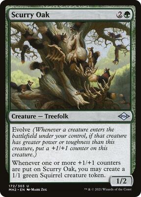 Scurry Oak card from Modern Horizons 2