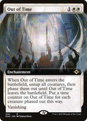 Out of Time (Extended Art) card from Modern Horizons 2