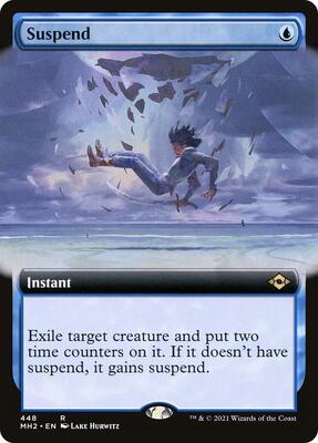 Suspend (Extended Art) card from Modern Horizons 2