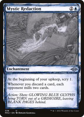 Mystic Redaction (Showcase) card from Modern Horizons 2