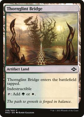 Thornglint Bridge card from Modern Horizons 2
