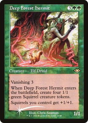 Deep Forest Hermit (Retro Frame) card from Modern Horizons
