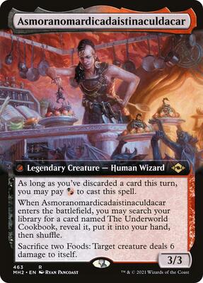 Asmoranomardicadaistinaculdacar (Extended Art) card from Modern Horizons 2