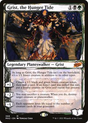 Grist, the Hunger Tide (Showcase) card from Modern Horizons 2